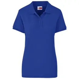 Ladies Houston Stretch Golf Shirt Royal Front